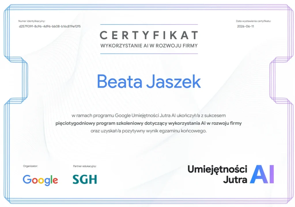 Umiejętności Jutra - AI